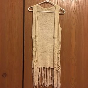 Sleeveless Cardigan